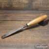 Vintage Carpenter’s 5/8” Firmer Chisel Beechwood Handle - Sharpened Honed