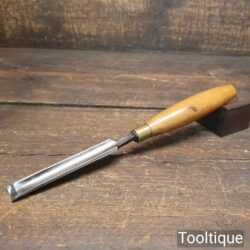 Vintage W. Marples & Sons Carpenter’s 5/8” In Cannel Gouge Chisel - Sharpened Honed