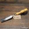 Vintage Thomas Ibbotson & Co. Carpenter’s 1” Gouge Chisel Ash Handle - Sharpened Honed