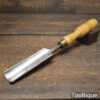 Vintage Thomas Ibbotson & Co. Carpenter’s 1” Gouge Chisel Ash Handle - Sharpened Honed