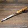 Vintage Ward & Payne Carpenter’s 1/2” Gouge Chisel Boxwood Handle - Sharpened Honed