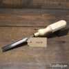 Vintage Atkin & Sons 5/8” Gouge Chisel London Pattern Hard Maple Handle - Sharpened Honed
