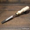 Vintage Atkin & Sons 5/8” Gouge Chisel London Pattern Hard Maple Handle - Sharpened Honed