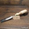 Vintage Mawhood Bros Carpenter’s 7/8” Gouge Chisel London Pattern - Sharpened Honed