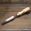 Vintage Mawhood Bros Carpenter’s 7/8” Gouge Chisel London Pattern - Sharpened Honed