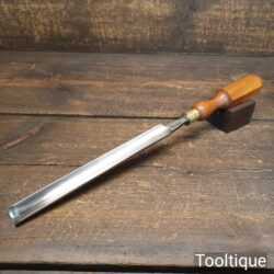 Vintage W. Marples & Son Pattern Makers 3/4” In Cannel Gouge Paring Chisel - Sharpened Honed