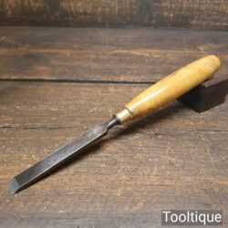 Vintage I. Sorby Carpenter’s 1/2” Firmer Chisel With Boxwood Handle - Sharpened Honed