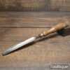 Vintage Carpenter’s 7/16” Gouge Chisel Ash Handle - Sharpened Honed