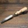 Vintage J. B. Addis & Sons Carpenter’s 7/8” Gouge Chisel - Sharpened Honed