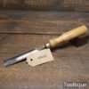 Vintage Alex Mathieson & Son Carpenter’s 9/16” Gouge Chisel Ash Handle - Sharpened Honed