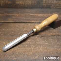 Vintage Alex Mathieson & Son Carpenter’s 9/16” Gouge Chisel Ash Handle - Sharpened Honed