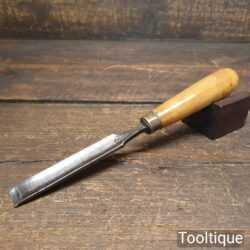 Vintage Thomas Ibbotson & Co. Carpenter’s 5/8” In Cannel Gouge Chisel - Sharpened Honed
