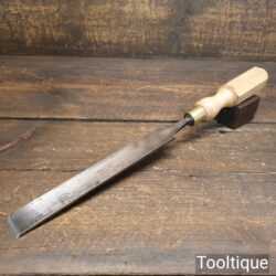 Vintage Buck & Hickman Pattern Makers 1” Firmer Gouge Paring Chisel - Sharpened Honed