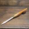 Vintage Stormont 7/32” Wood Turning Parting Tool Beechwood Handle - Sharpened Honed