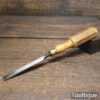 Vintage Ross & Alexander Carpenter’s 3/8” Bevel Edge Chisel Boxwood Handle - Fully Refurbished