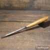 Vintage E. A. Bell & Son Carpenter’s 1/4” Firmer Chisel Boxwood Handle - Fully Refurbished