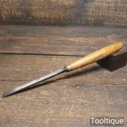 Vintage E. A. Bell & Son Carpenter’s 1/4” Firmer Chisel Boxwood Handle - Fully Refurbished
