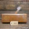 Antique Varvill & Sons Side Snipe Beechwood Moulding Plane