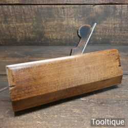Antique Bewley Of Leeds 1798-1847 No: 16 Round Beechwood Moulding Plane