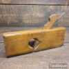 Antique Skew Iron Grooving Beechwood Moulding Plane