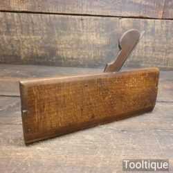 Antique T. Turner No: 6 Hollow Beechwood Moulding Plane With Boxwood Insert