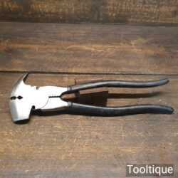 Vintage Heavy Duty Fencing Pliers - Good Condition