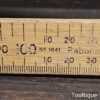 Vintage Rabone Chesterman No: 1641 Metric 5-Fold Two Metre Zigzag Rule - Good Condition