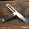 Vintage Rosewood & Brass Sliding Bevel 9” Blade - Good Condition