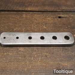 Vintage Imperial Dowel Cutting Plate Six Sizes - Good Condition