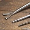 Selection Of 5 Vintage Carpenter’s Tools Push Pin Tack Lifter Bradawl - Good Condition