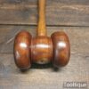 Unusual Mahogany & Ash Handled Mallet - Good Condition