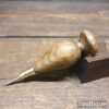 Vintage Shoemaker’s Leatherworking Sewing Awl Ash Handle - Good Condition