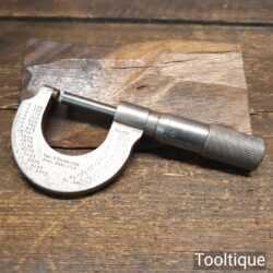 Vintage L. S. Starrett Co. USA 0”-1” Imperial Micrometer No: 203C - Good Condition