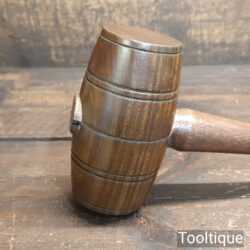 Handmade Saddler’s Leatherworking Lignum Vitae Round Faced Punching Mallet