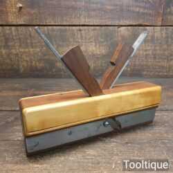 Scarce Vintage French Combined Tongue & Groove Hardwood Plane - Good Condition