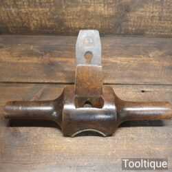 Scarce Antique Wheelwright’s Beechwood & Brass Jarvis Plane