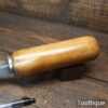 Rare & Superb Antique Thomas Ibbotson & Co Carpenter’s 7/8” Cast Steel Mortice Chisel