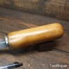 Rare & Superb Antique Thomas Ibbotson & Co Carpenter’s 7/8” Cast Steel Mortice Chisel