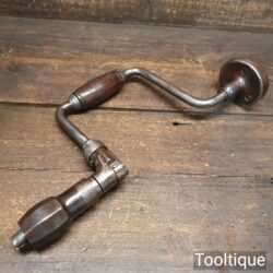 Vintage Spear & Jackson Carpenter’s Ratchet Brace Rosewood Handles