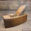 Vintage Carpenter’s Beechwood Smoothing Block Plane - Good Condition