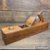 Vintage I. Sorby Carpenter’s 17” Beechwood Jack Plane - Lapped Flat Ready To Use