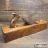 Vintage I. Sorby Carpenter’s 17” Beechwood Jack Plane - Lapped Flat Ready To Use