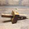 Vintage Carpenter’s Mahogany & Brass Mortise Gauge - Good Condition