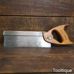 Vintage Spear & Jackson 10” Steel Back Dovetail Saw 15 TPI - Refurbished Sharpened