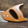 Vintage Spear & Jackson 8” Steel Back Dovetail Saw 12 TPI - Refurbished Sharpened