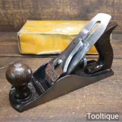 Vintage Boxed Stanley England No: 4 Smoothing Plane - Fully Refurbished