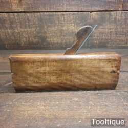 Antique W. Dibb York 1845-1860 No: 16 Hollow Beechwood Moulding Plane