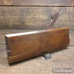 Uncommon Antique Cauldwall (1798-1821) No: 16 Round Beechwood Moulding Plane
