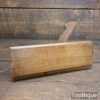 Antique Side Snipe Beechwood Moulding Plane With Boxwood Insert
