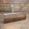 Antique 18th Century Wm. Moss 1775-1800 Side Rebate Beechwood Moulding Plane